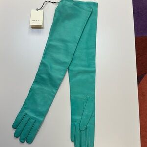 Gucci Lambskin Long Gloves